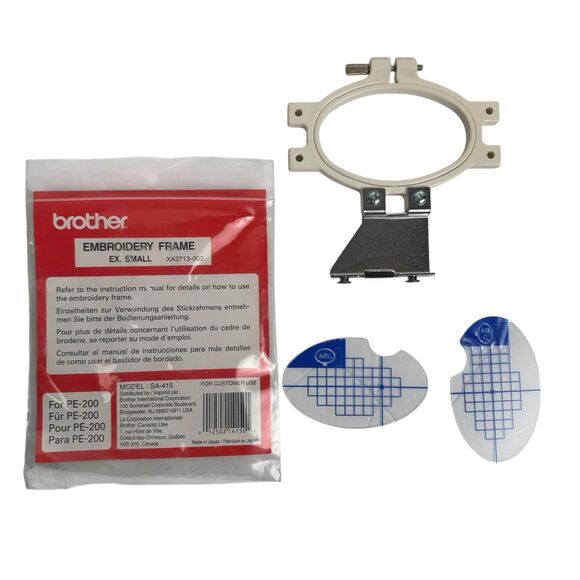 Brother EX. SMALL embroidery frame SA-415, model‎ SA-4, XA3713-002 C72Q - Picture 1 of 5